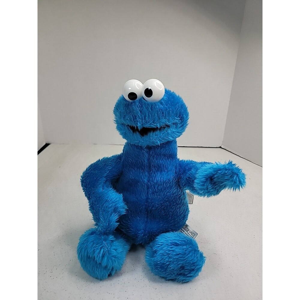 Nanco Sesame Street Cookie Monster Blue Plush Stuffed Toy 2003 Vintage 13"